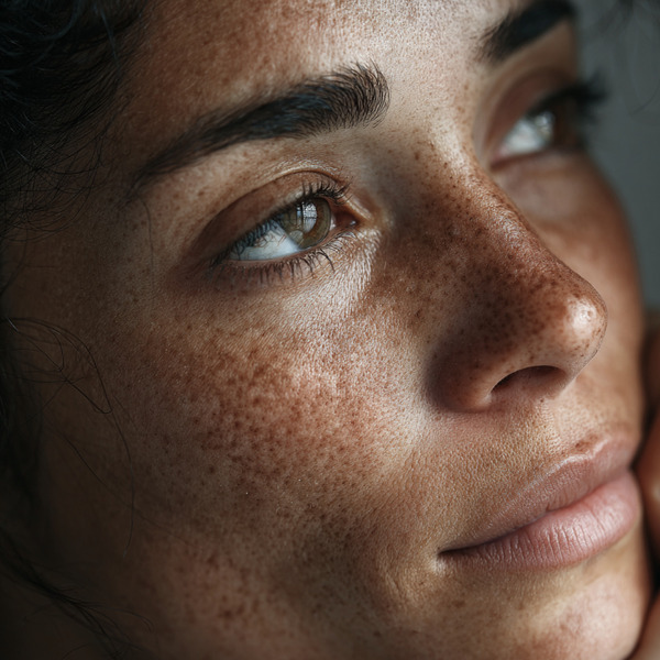 Tâches brunes sur le visage