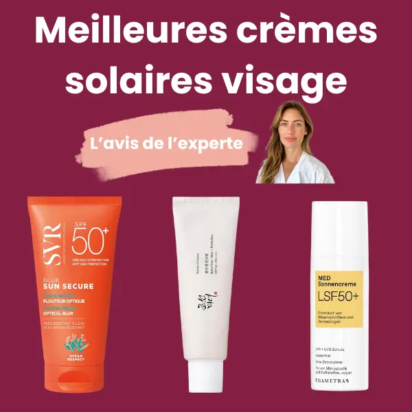 Meilleures crèmes solaires pour le visage