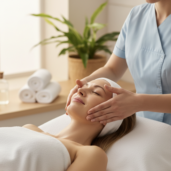 Modelage lymphatique du visage