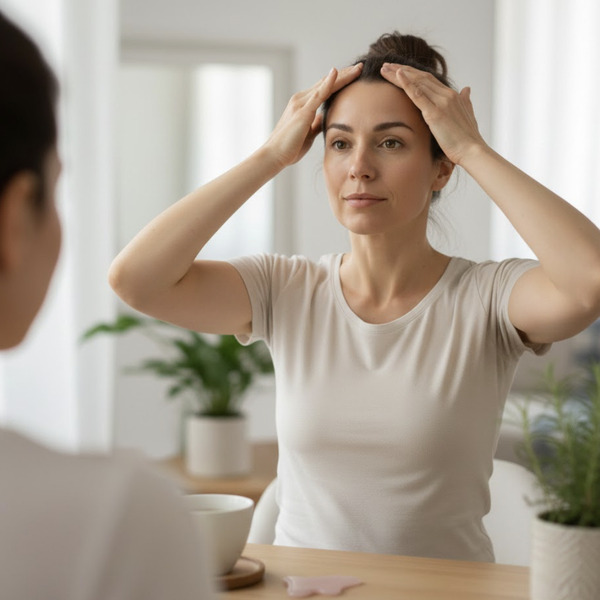 Routine de yoga du visage