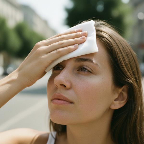 Transpiration du visage